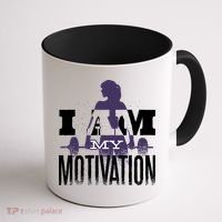 I Am My Motivation Gym Exercise Workout Coffee Mug thumb 1