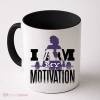 I Am My Motivation Gym Exercise Workout Coffee Mug thumb 0