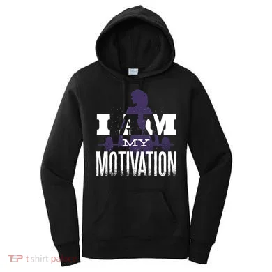 I Am My Motivation Gym Exercise Workout Women's Hoodie