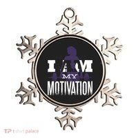 I Am My Motivation Gym Exercise Workout Ornament thumb 0