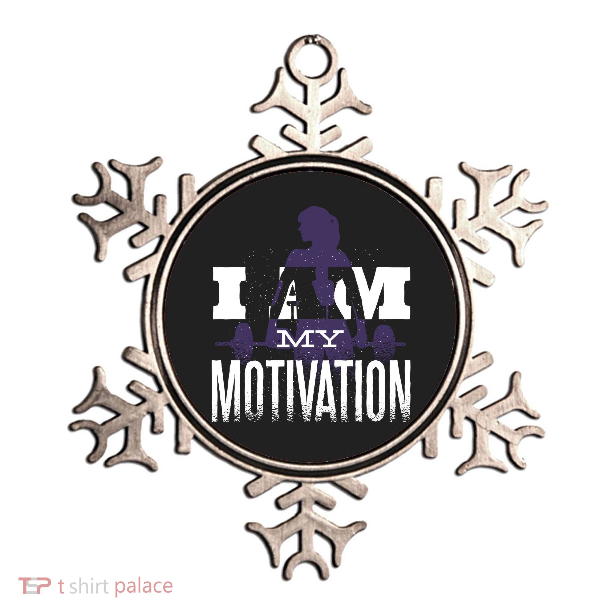 I Am My Motivation Gym Exercise Workout Ornament