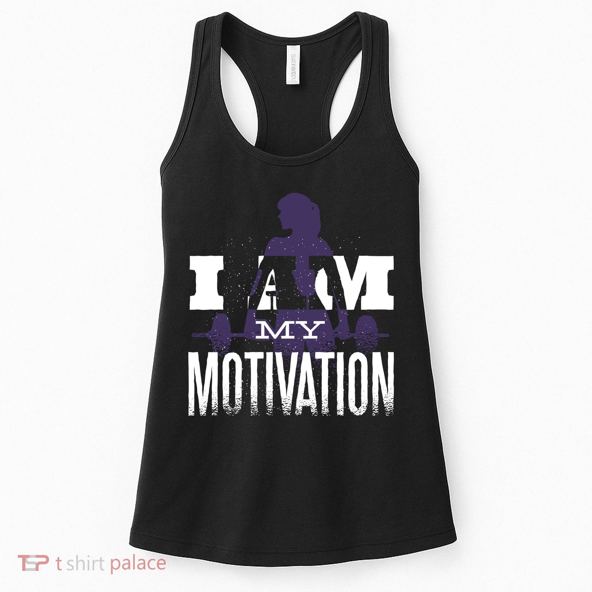 I Am My Motivation Gym Exercise Workout Women's Tank Top
