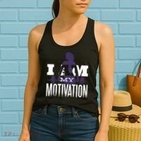 I Am My Motivation Gym Exercise Workout Women's Tank Top thumb 2