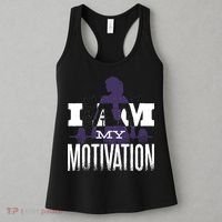 I Am My Motivation Gym Exercise Workout Women's Tank Top thumb 3