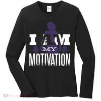 I Am My Motivation Gym Exercise Workout Women's Long Sleeve Shirt thumb 0