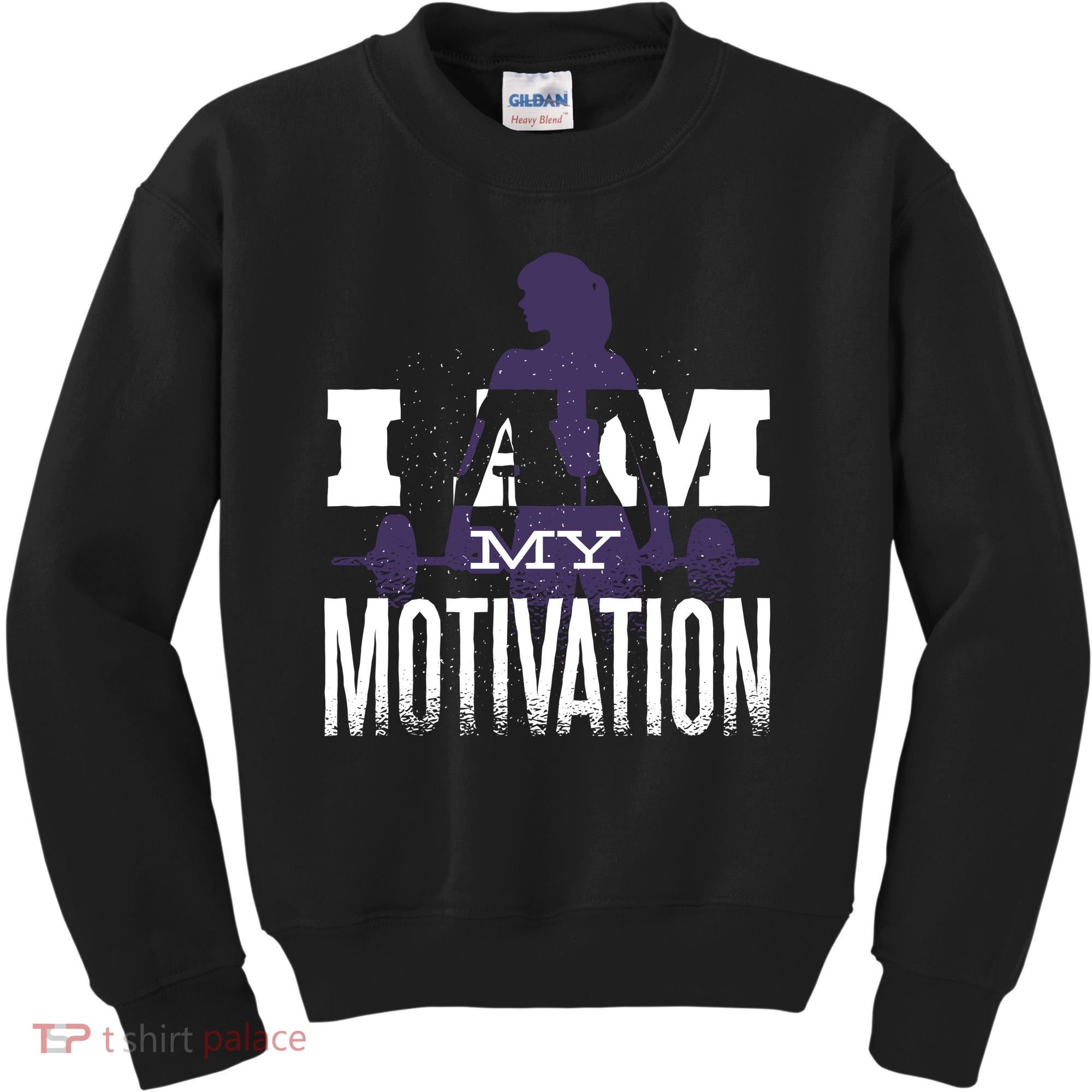 I Am My Motivation Gym Exercise Workout Kids Sweatshirt