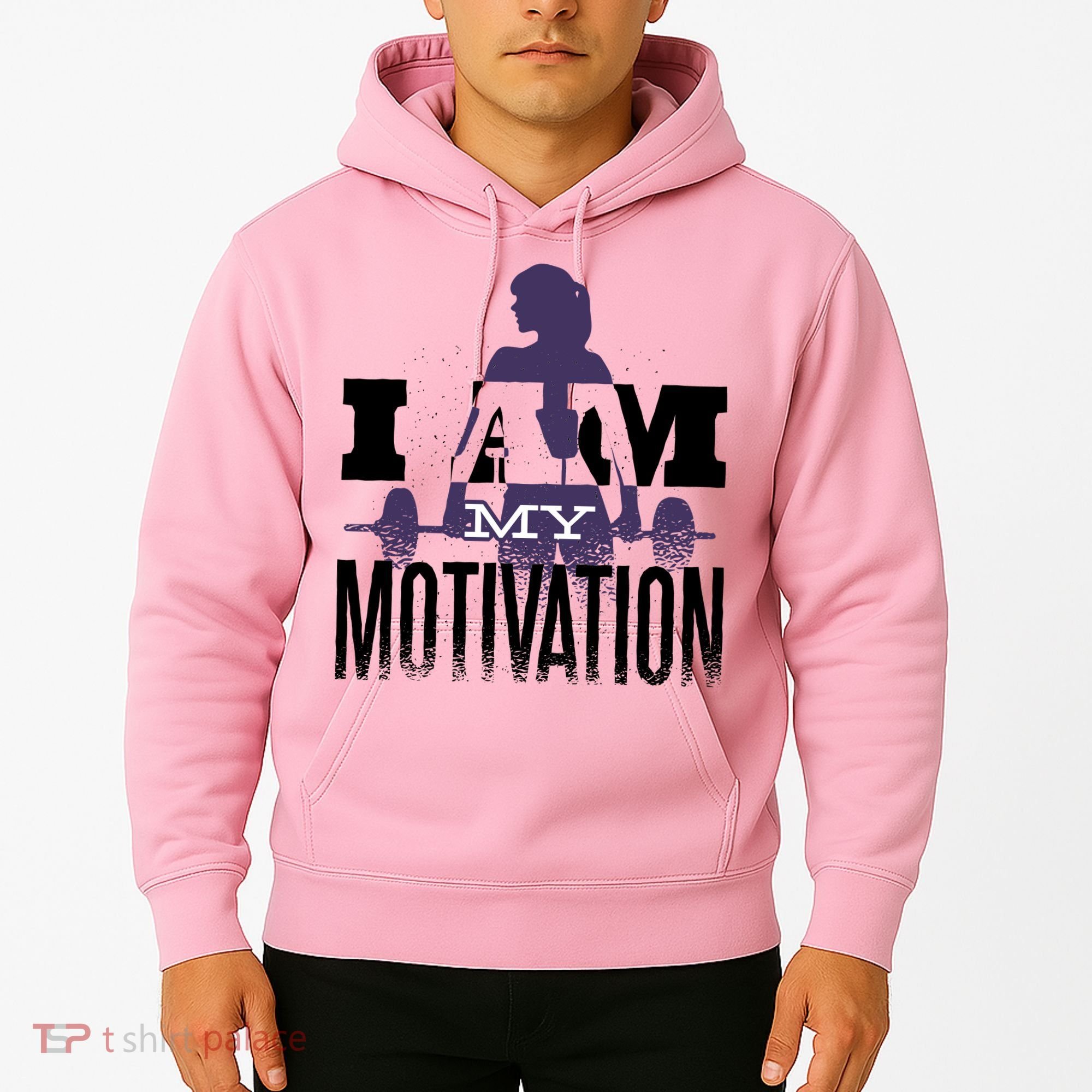 I Am My Motivation Gym Exercise Workout Hoodie