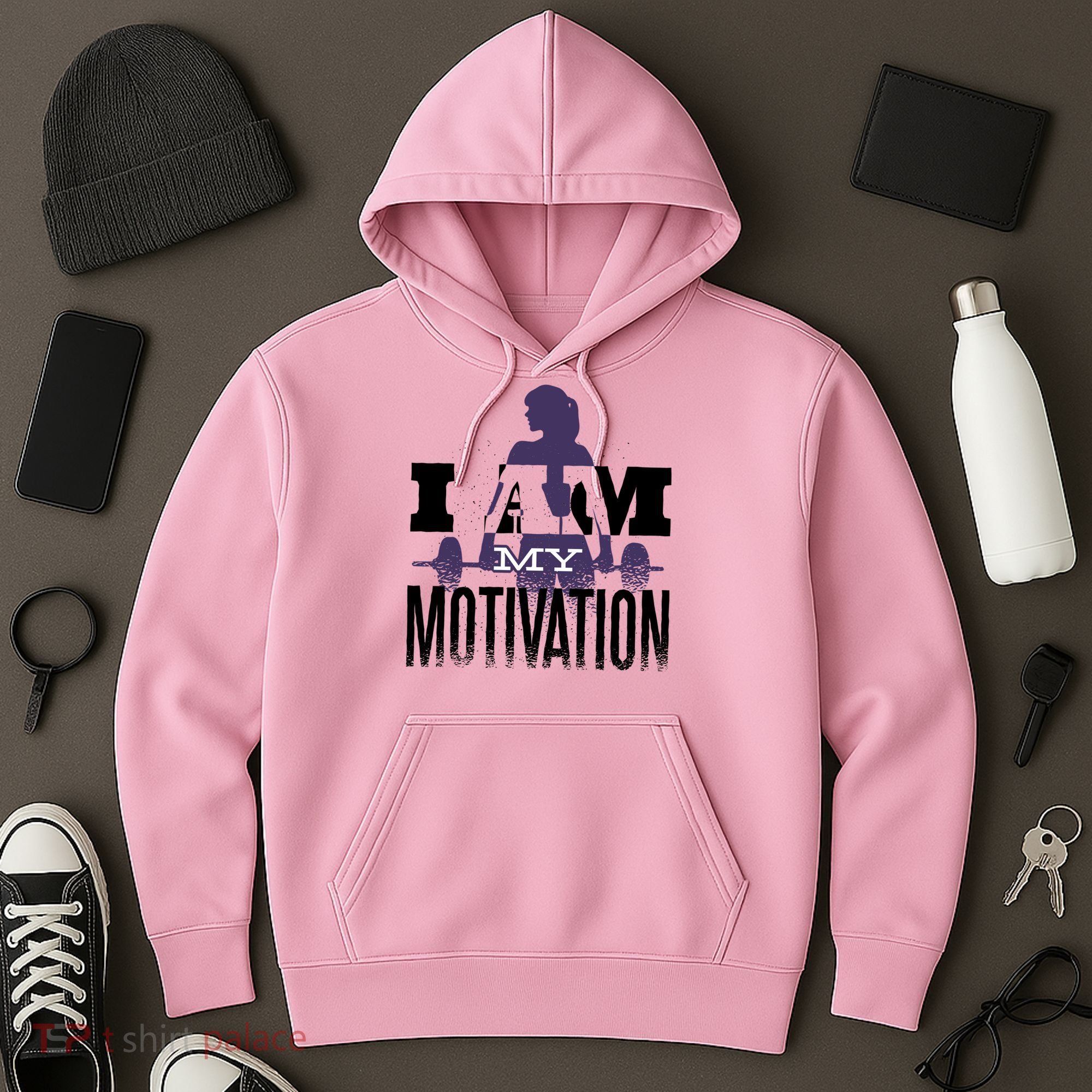 I Am My Motivation Gym Exercise Workout Hoodie