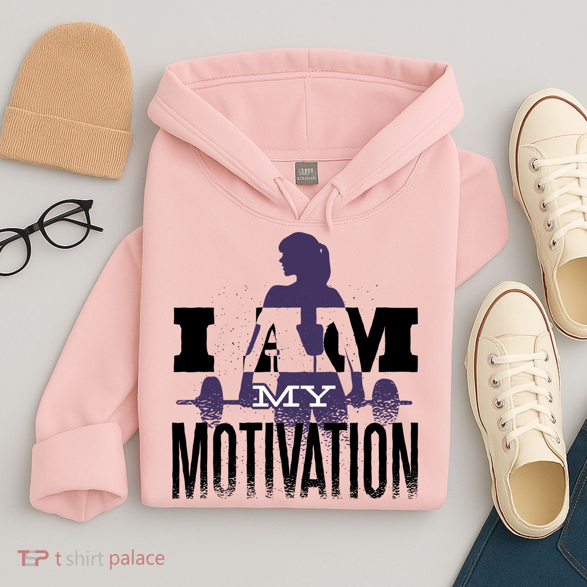 I Am My Motivation Gym Exercise Workout Hoodie