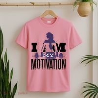 I Am My Motivation Gym Exercise Workout T-Shirt thumb 2