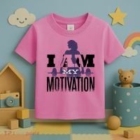 I Am My Motivation Gym Exercise Workout Toddler T-Shirt thumb 3