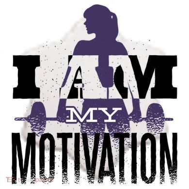 I Am My Motivation Gym Exercise Workout Ceramic Ornament
