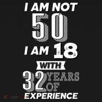 I Am Not 50 I Am 18 With 32 Years Of Experience 50th Birthday Women's Tank Top thumb 5