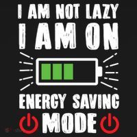 I Am Not Lazy I Am On Energy Saving Mode Funny Bucket Hat thumb 4