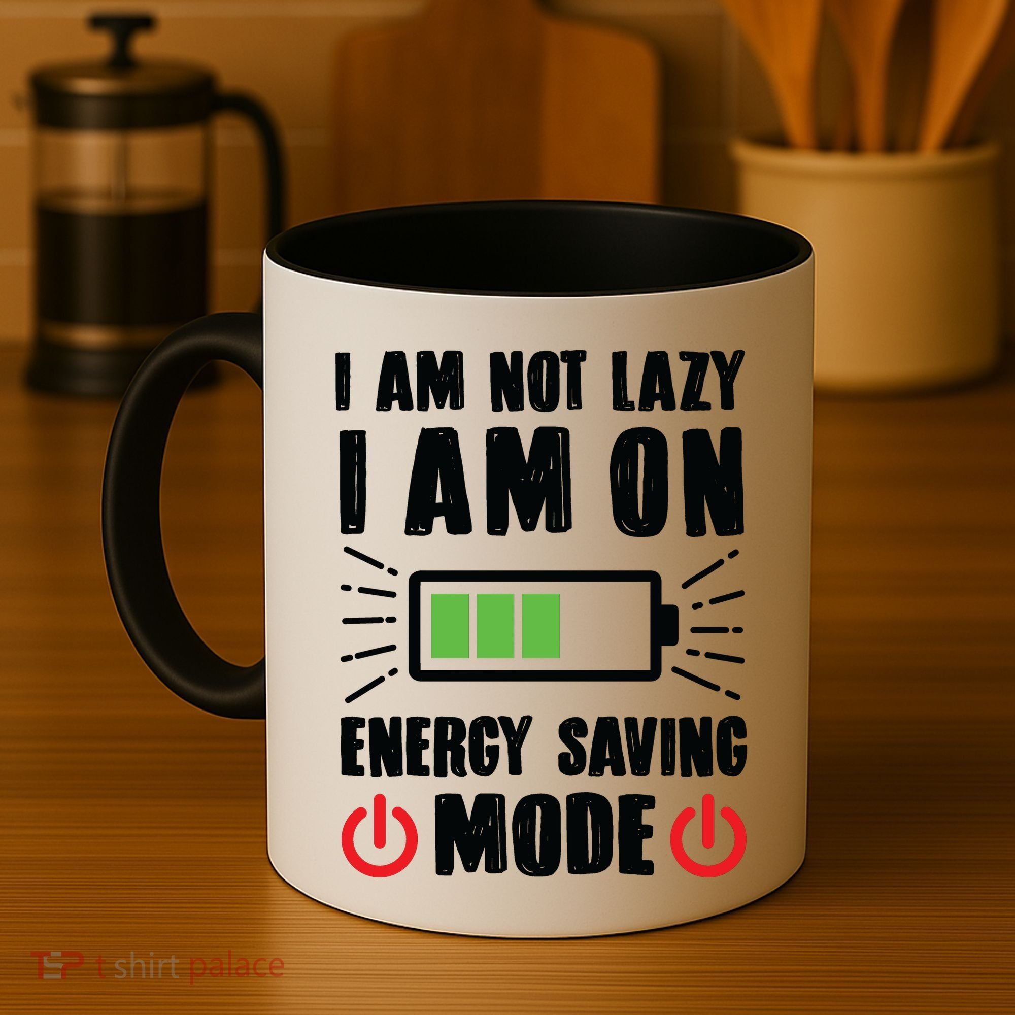 I Am Not Lazy I Am On Energy Saving Mode Funny Coffee Mug