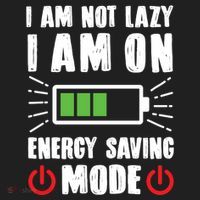 I Am Not Lazy I Am On Energy Saving Mode Funny Hat thumb 2