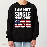 I Am Not Single I Have A Dog Women's Sweatshirt thumb 0