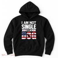 I Am Not Single I Have A Dog Hoodie thumb 0
