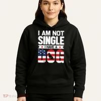 I Am Not Single I Have A Dog Hoodie thumb 5