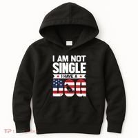 I Am Not Single I Have A Dog Kids Hoodie thumb 0