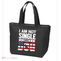 I Am Not Single I Have A Dog Tote Bag thumb 3