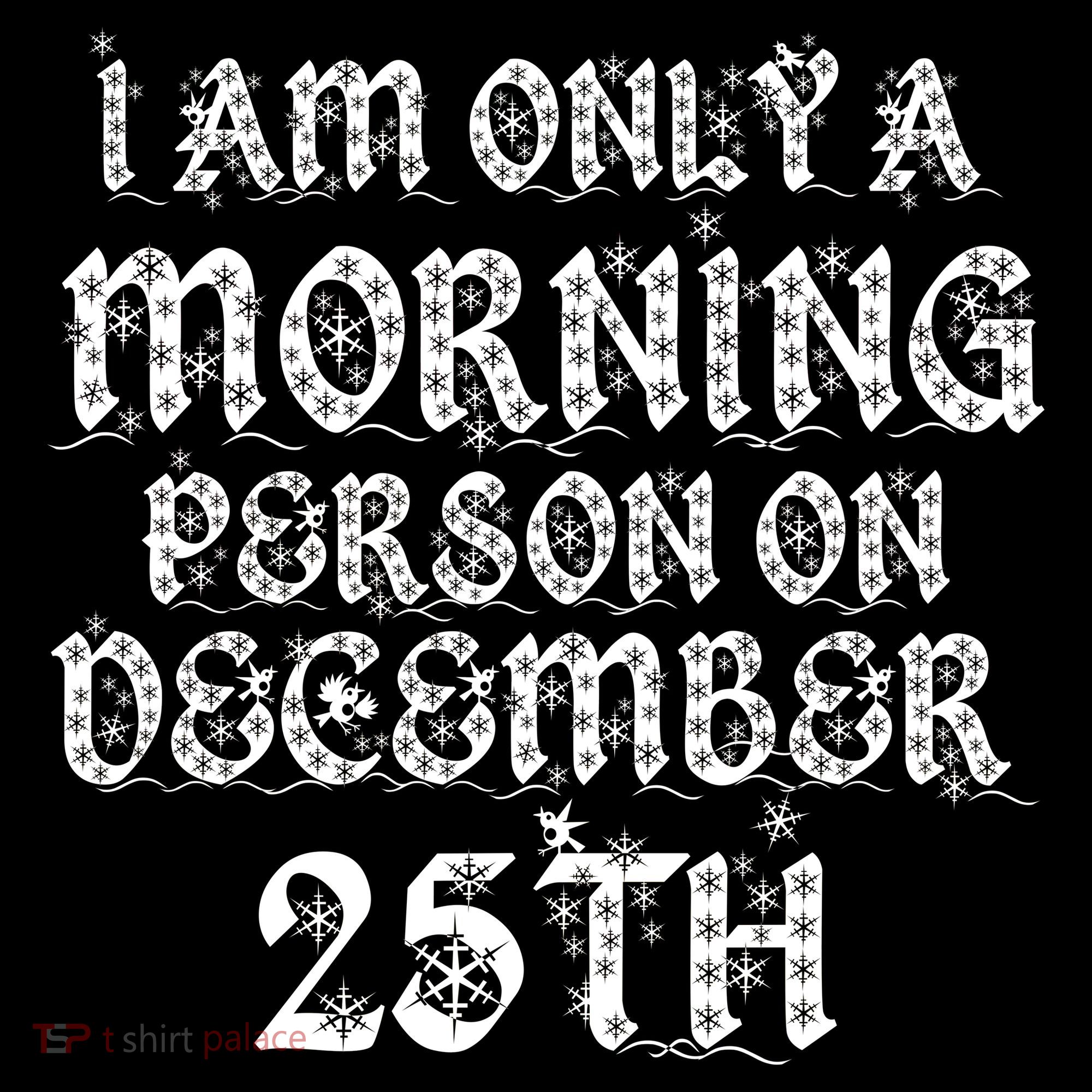 I Am Only a Morning Person on December 25th Christmas Women's Hoodie
