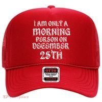 I Am Only a Morning Person on December 25th Christmas Hat thumb 0