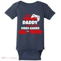 I Am Proof Daddy  Does Not Play  Video All the Time Baby Bodysuit thumb 0