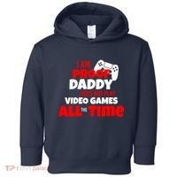 I Am Proof Daddy  Does Not Play  Video All the Time Toddler Hoodie thumb 0