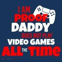 I Am Proof Daddy  Does Not Play  Video All the Time Toddler Hoodie thumb 2