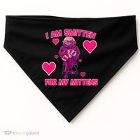 I Am Smitten For My Mittens Bernie Sanders USA-Made Doggie Bandana thumb 0