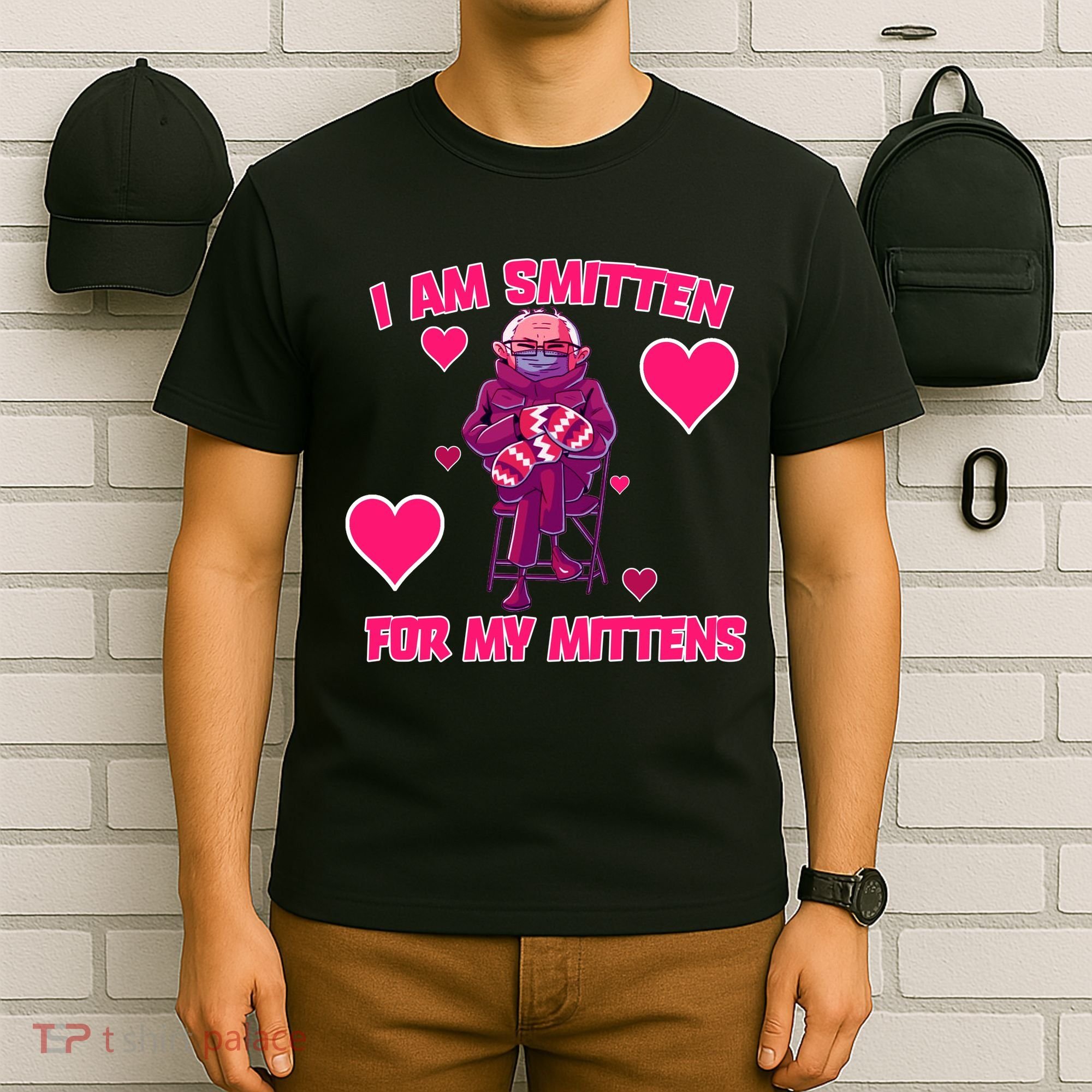 I Am Smitten For My Mittens Bernie Sanders T-Shirt