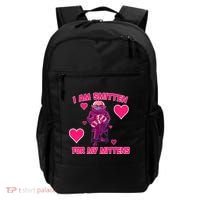 I Am Smitten For My Mittens Bernie Sanders Backpack thumb 0