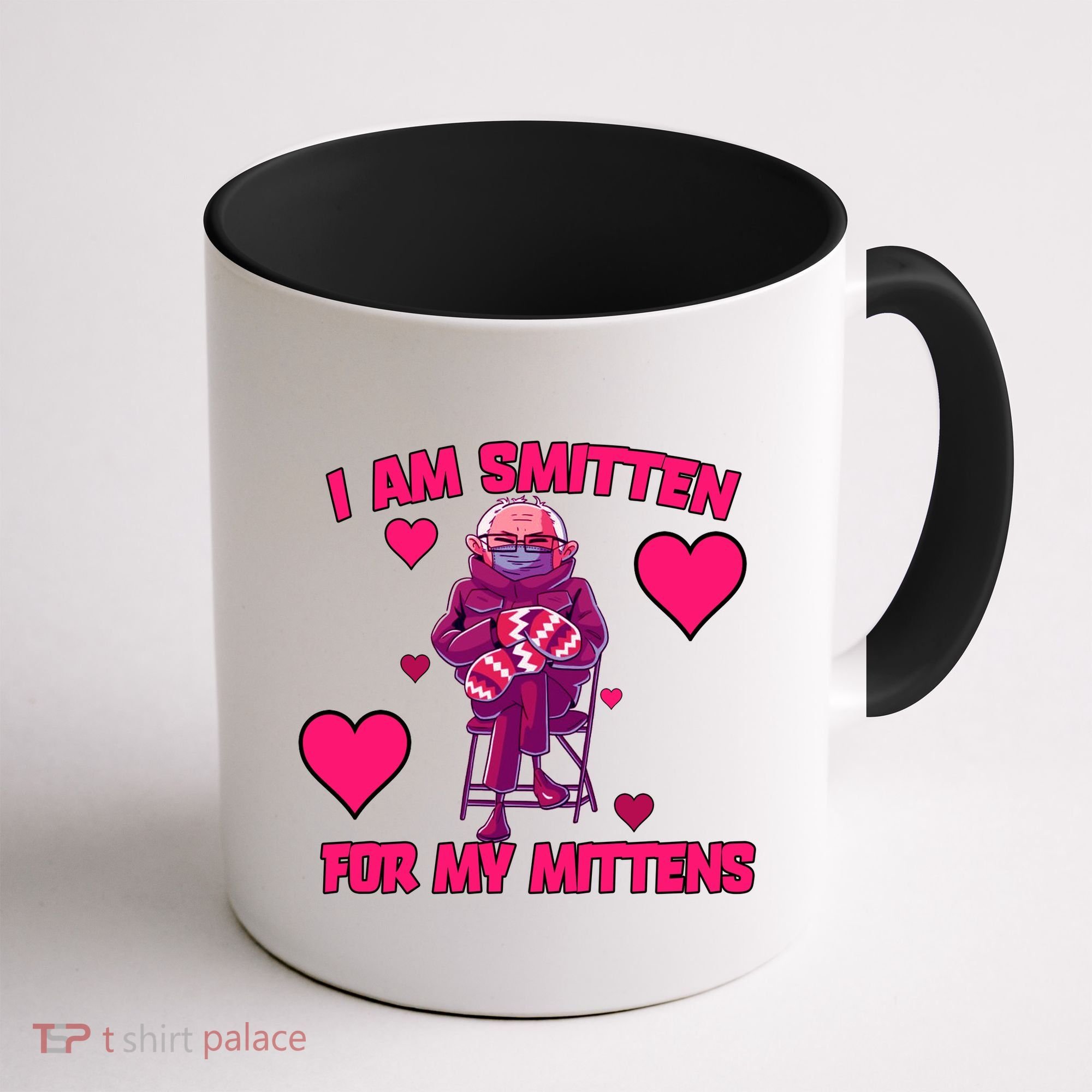 I Am Smitten For My Mittens Bernie Sanders Coffee Mug