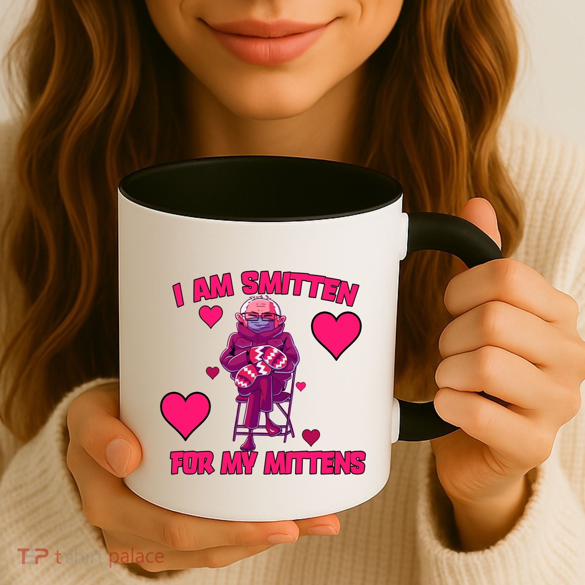 I Am Smitten For My Mittens Bernie Sanders Coffee Mug