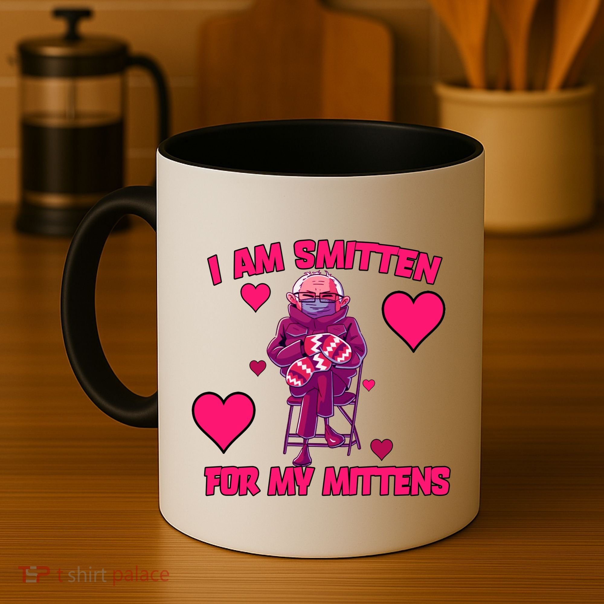 I Am Smitten For My Mittens Bernie Sanders Coffee Mug
