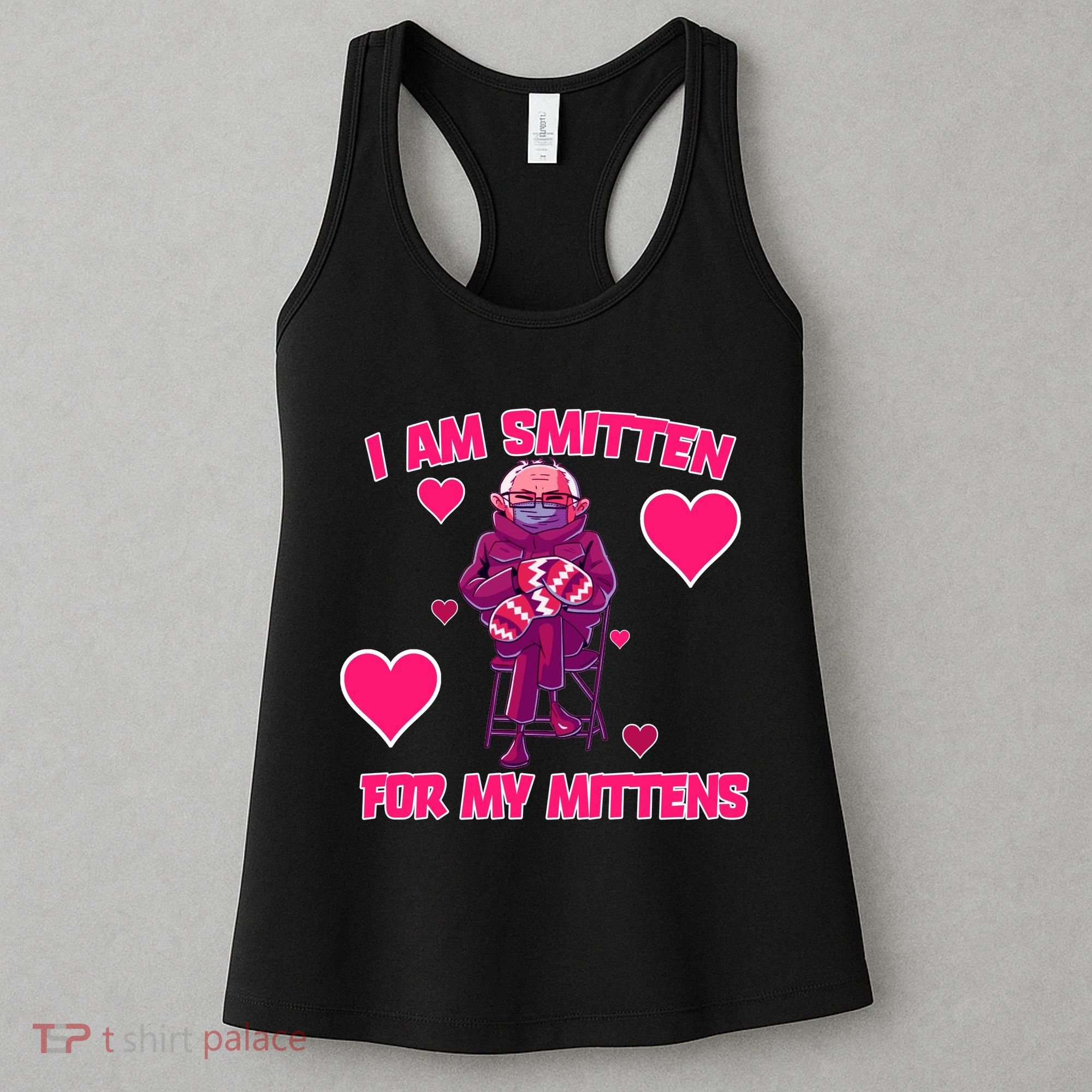I Am Smitten For My Mittens Bernie Sanders Women's Tank Top