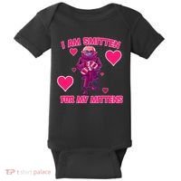 I Am Smitten For My Mittens Bernie Sanders Baby Bodysuit thumb 0