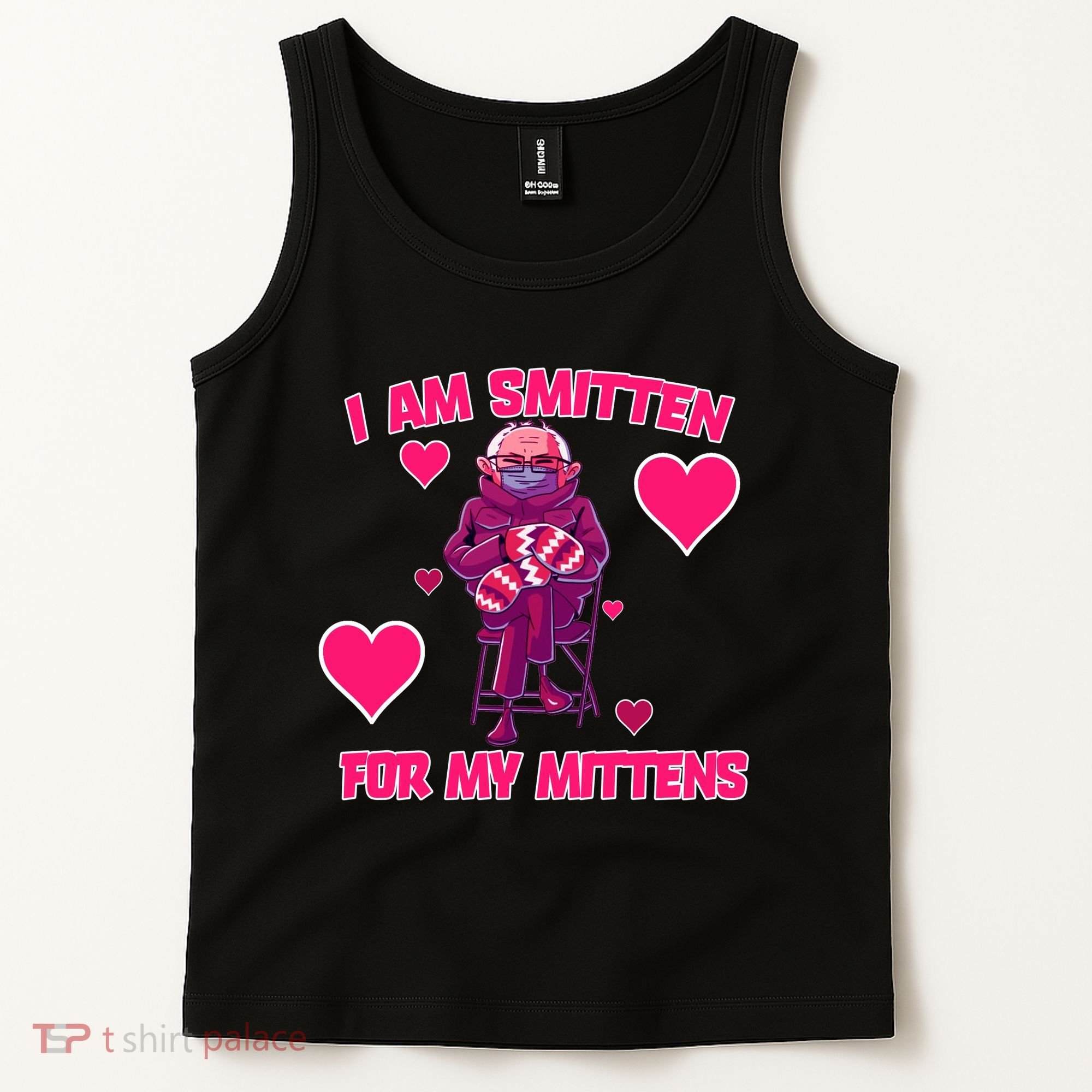 I Am Smitten For My Mittens Bernie Sanders Tank Top