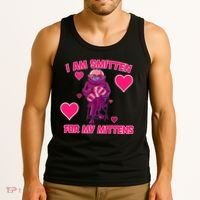 I Am Smitten For My Mittens Bernie Sanders Tank Top thumb 3