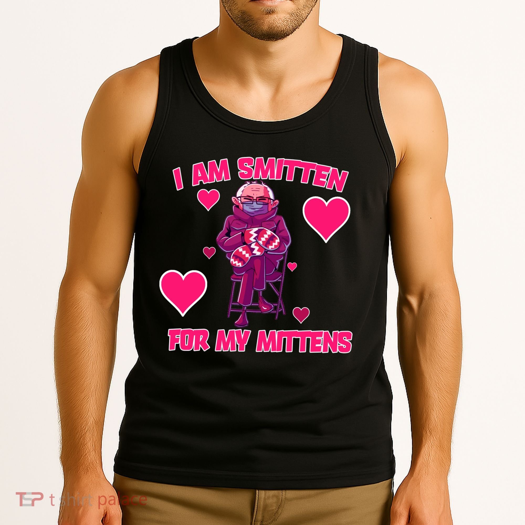 I Am Smitten For My Mittens Bernie Sanders Tank Top