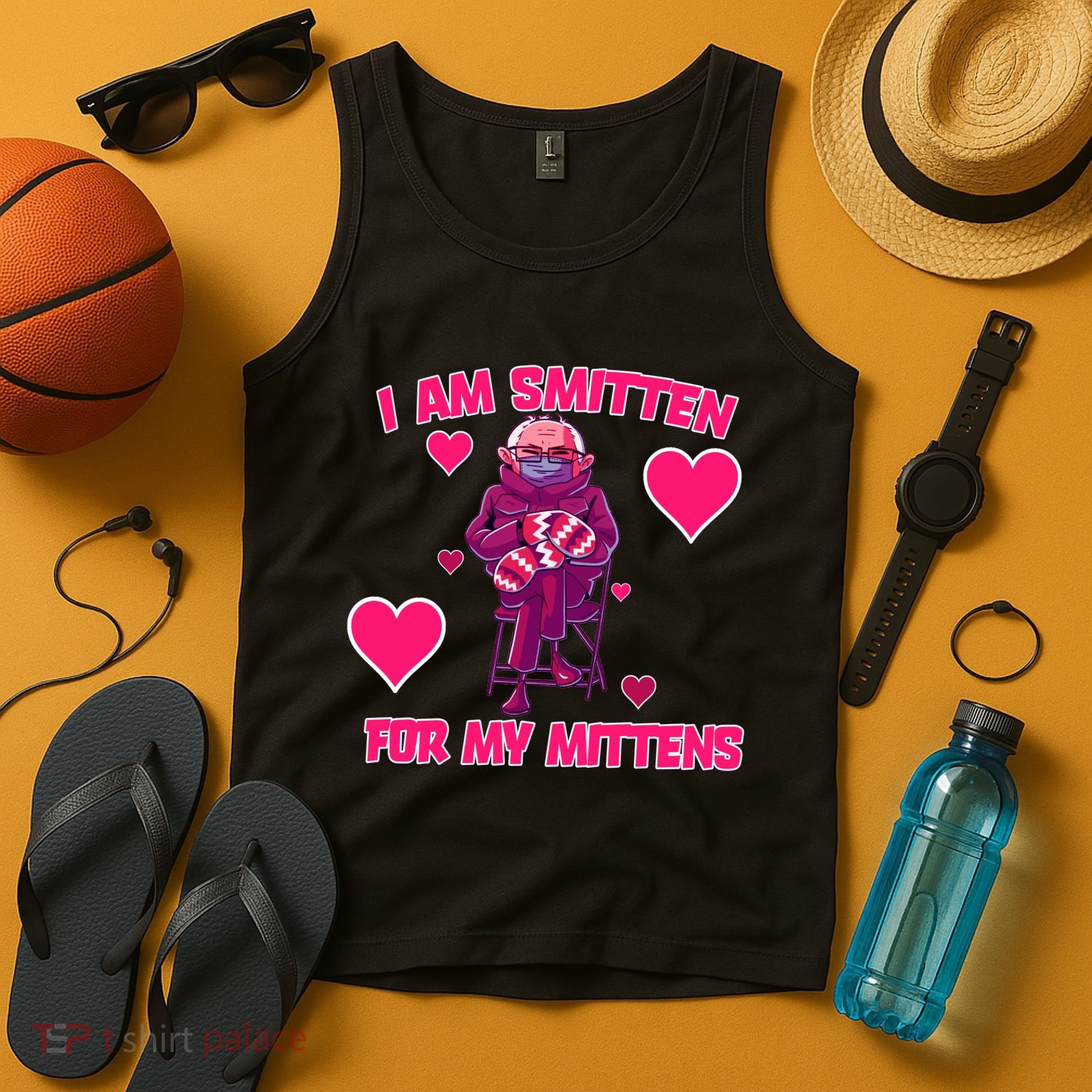 I Am Smitten For My Mittens Bernie Sanders Tank Top
