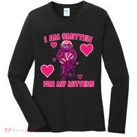 I Am Smitten For My Mittens Bernie Sanders Women's Long Sleeve Shirt thumb 0