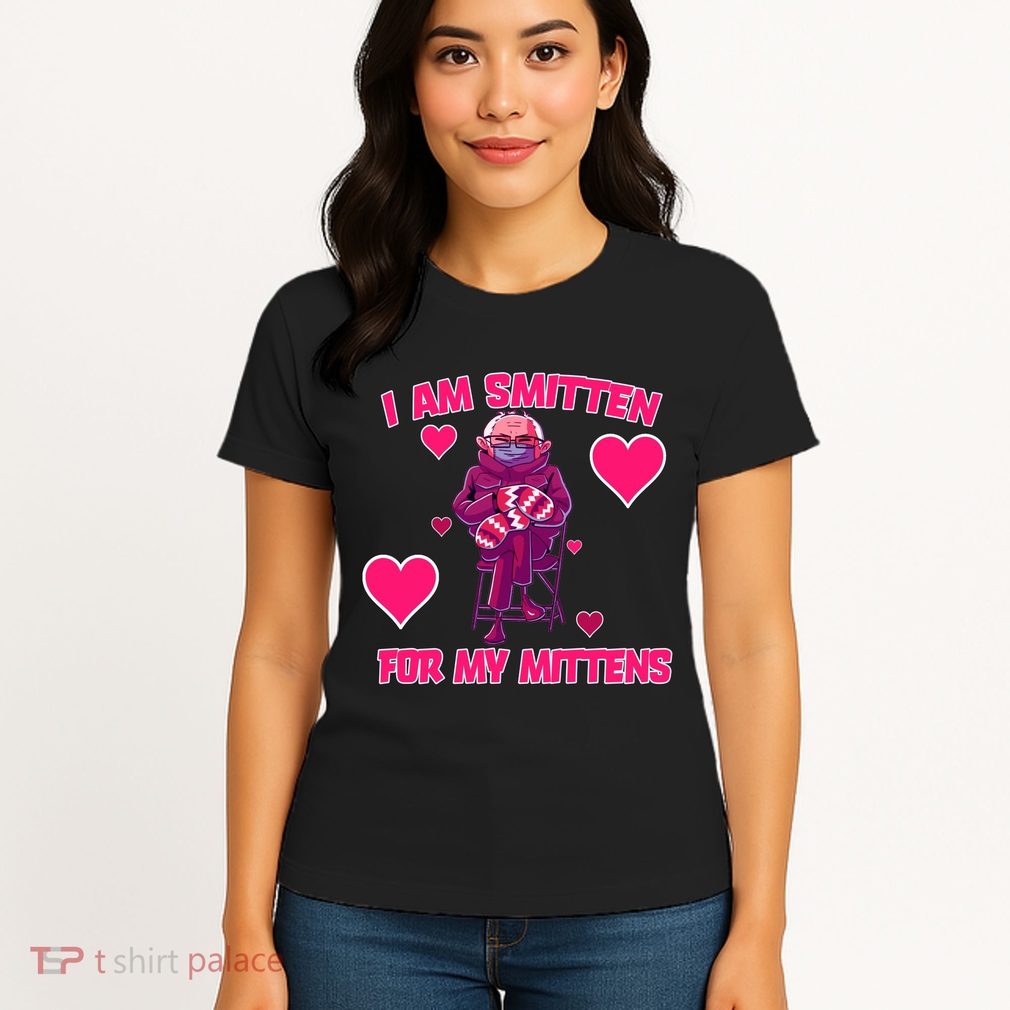 I Am Smitten For My Mittens Bernie Sanders Women's T-Shirt