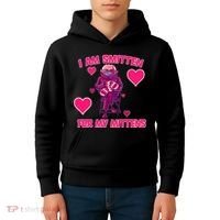I Am Smitten For My Mittens Bernie Sanders Kids Hoodie thumb 4