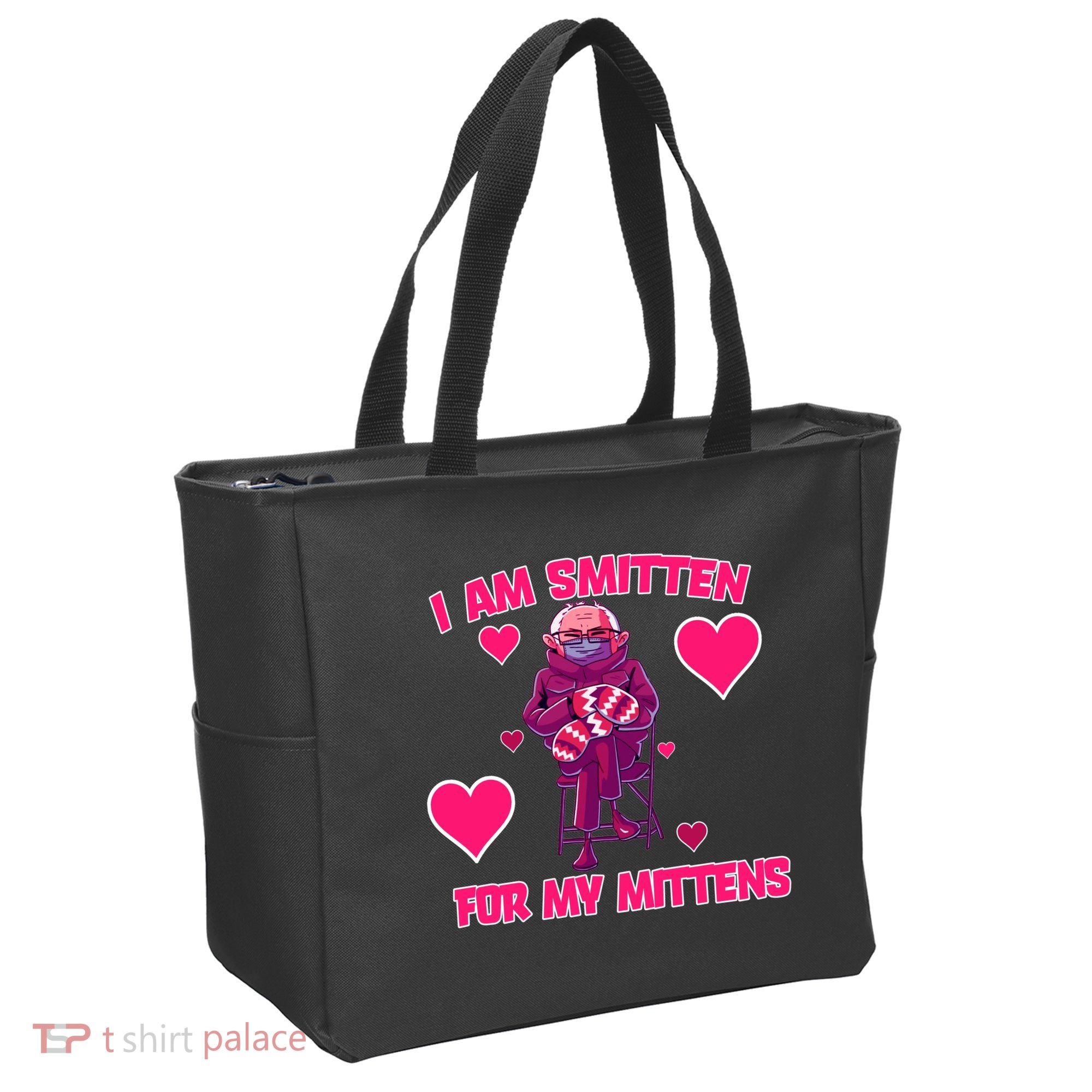 I Am Smitten For My Mittens Bernie Sanders Tote Bag