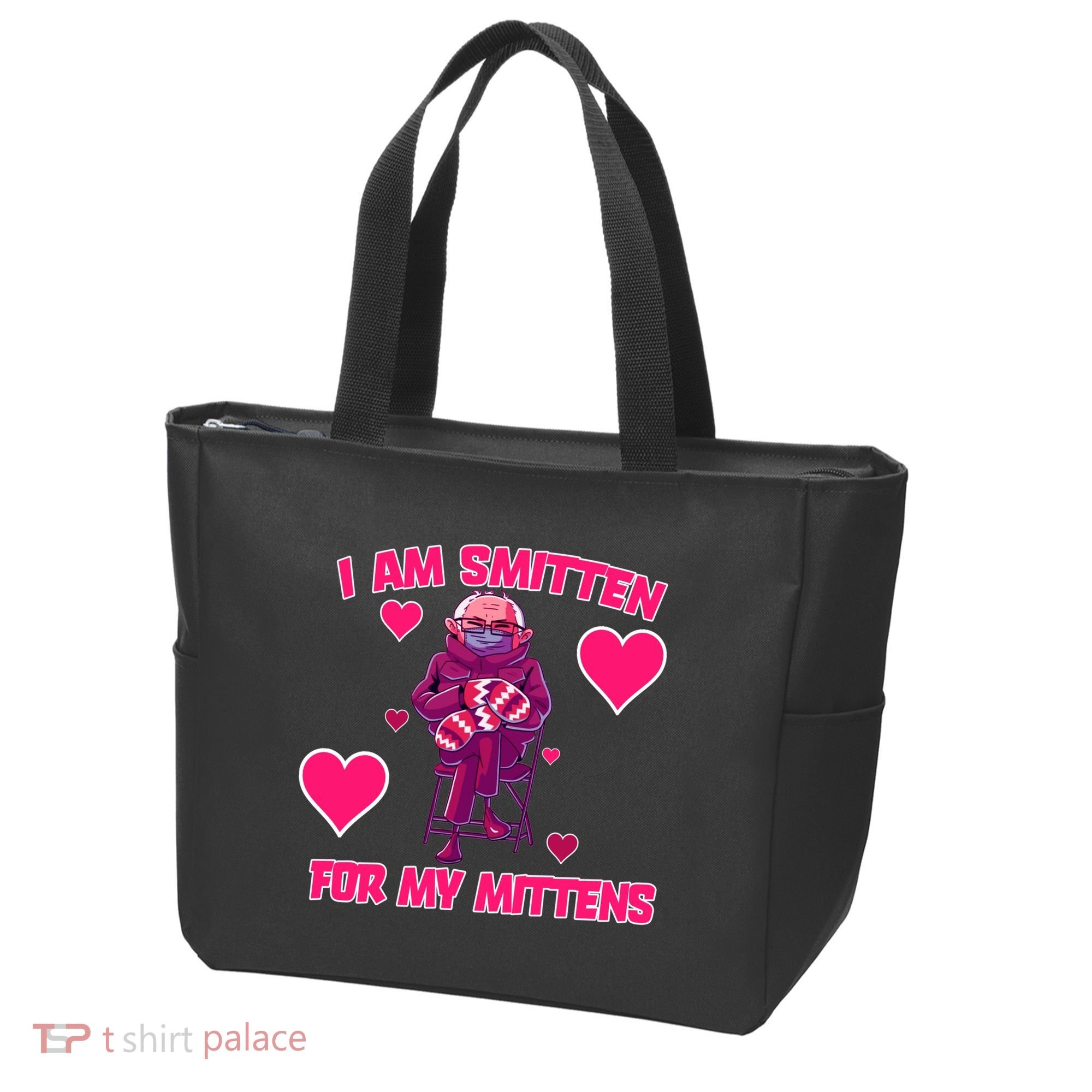 I Am Smitten For My Mittens Bernie Sanders Tote Bag