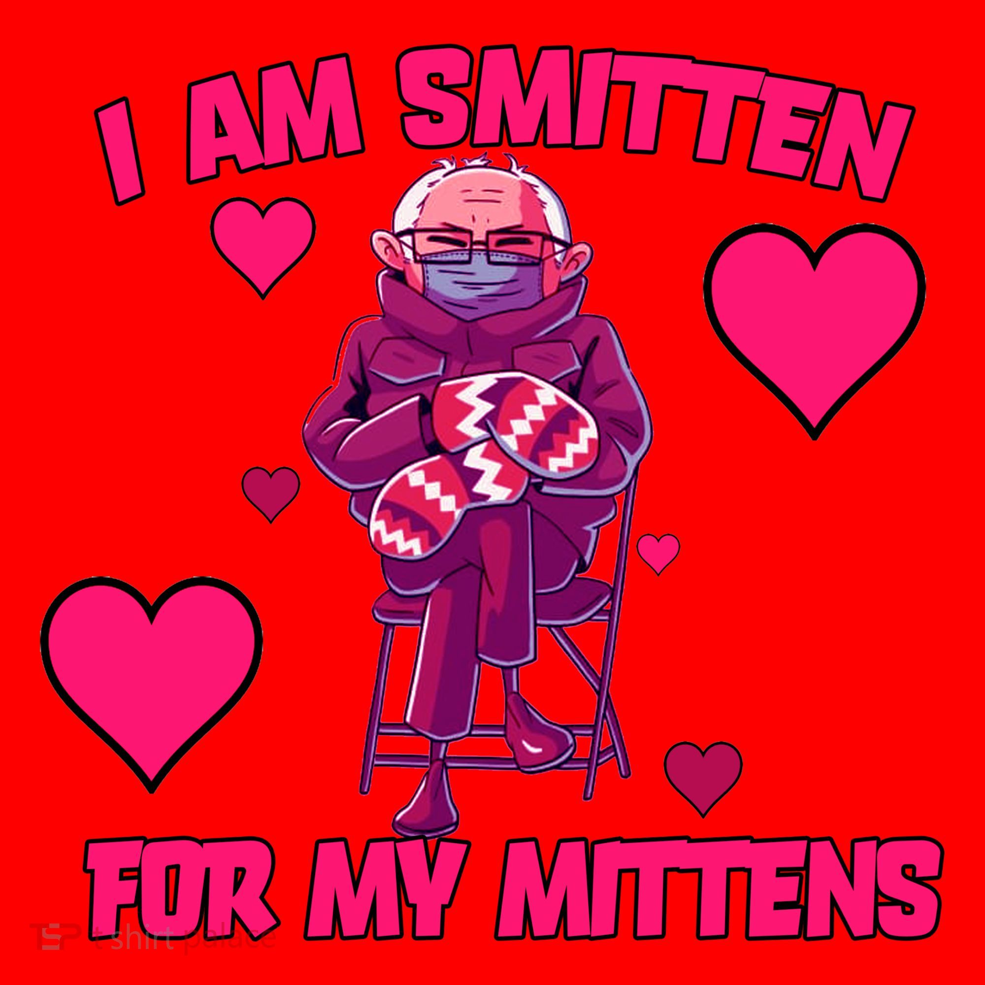 I Am Smitten For My Mittens Bernie Sanders Santa Hat