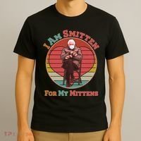 I Am Smitten For My Mittens Funny Bernie Sanders Meme T-Shirt thumb 3