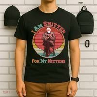 I Am Smitten For My Mittens Funny Bernie Sanders Meme T-Shirt thumb 6